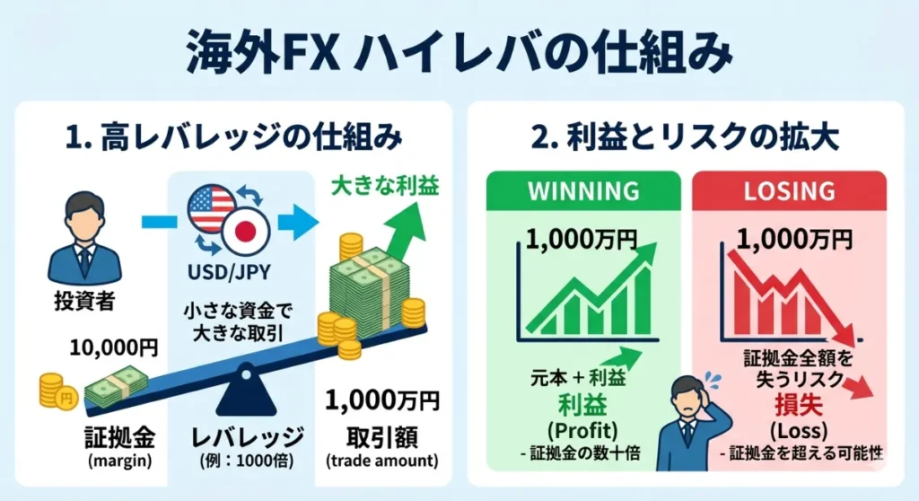 海外FXがやばい理由にはハイレバ規制が関係している