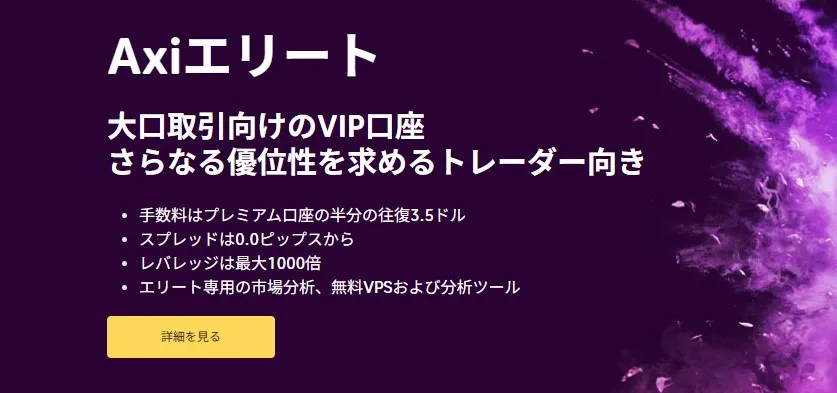 エリート口座ではスワップフリーに対応